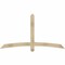 Ekena Millwork Bellingham Rough Sawn Timber Gable Bracket, Douglas Fir, 72"W x 39"H x 4"D x 4"F, 13/12 Pitch GBW072X39X0404BEL00RDF - alternate 1